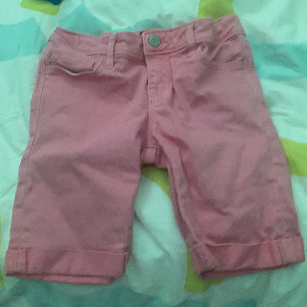 Pink Bermuda shorts